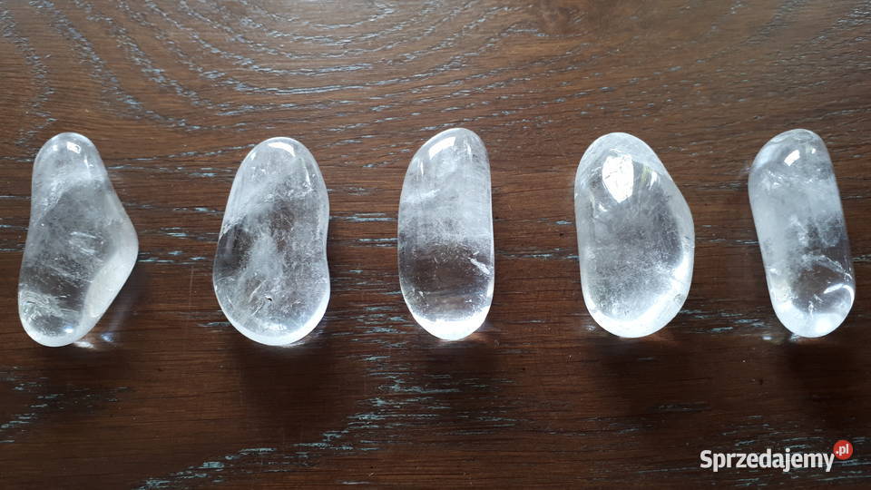 Kryształ górski polerowany 5 sztuk ok 5 Pozostałe Rybnik