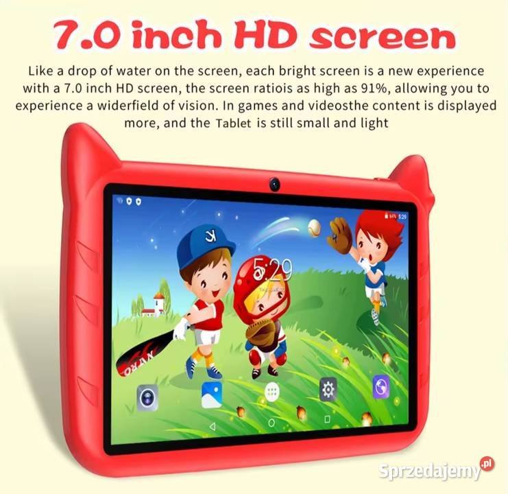 Tablet dzieci 7 Android 14 zestaw Elektronika Kraków