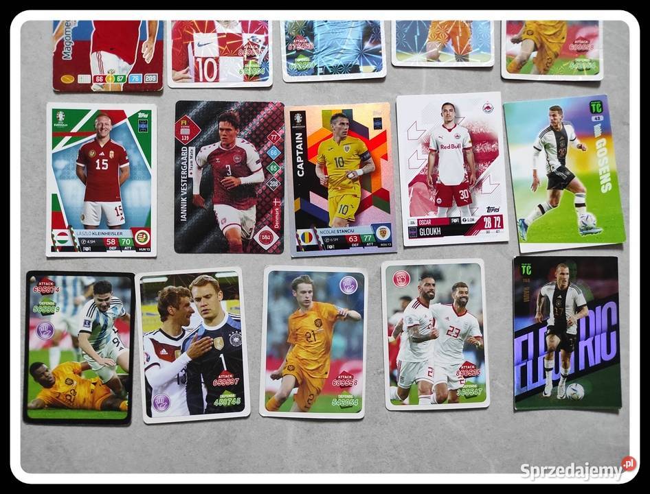 Karty piłkarskie mix różne 20 sztuk Płock