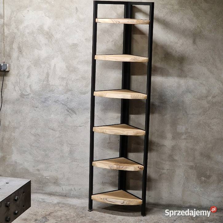 Regał NA WYMIAR narożny DĄB dębowy loft Bartoszyce