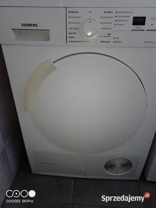 Sprzedam suszarkę Siemens wolnostojące Niebylec