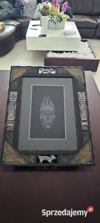Sztuka Afrykańska zamknięta w obrazie 3D dolnośląskie sprzedam
