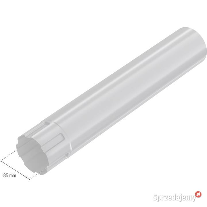 Rura spustowa 90 mm 3 m BRYZA STAL antracyt RAL Rynny i spusty Białystok