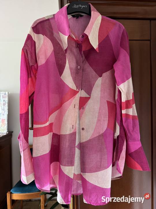 Koszula damska XS Massimo Dutti XS bawełna śląskie
