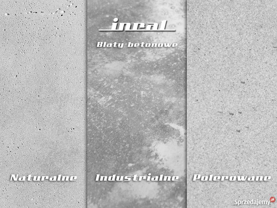 BETONOWY stolik kawowy z blatem z prawdziwego Lublin