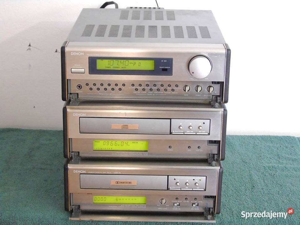 Wieża Denon Amplituner CD Mag AUX PHONO DOSTAWA Jasło