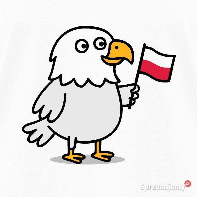 Patriotyczna damska koszulka z dekoltem w serek Kraków