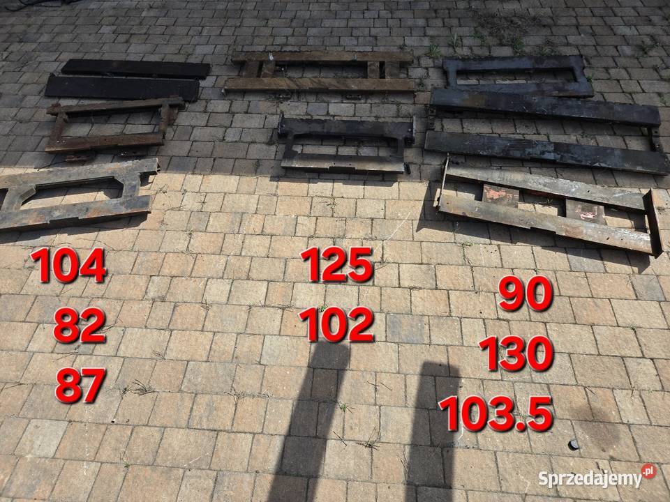 Karetki ramki widły mocne orginalne wielkopolskie Bałdoń
