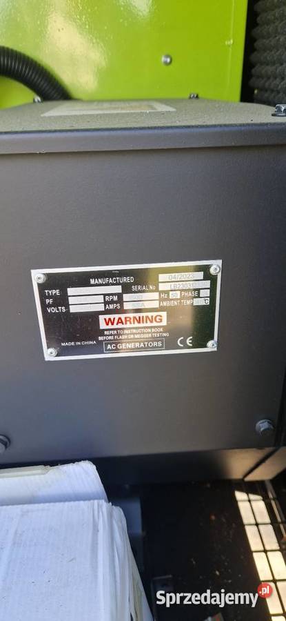 Agregat prądotwórczy na kołach jezdny 30 kW sprzedam