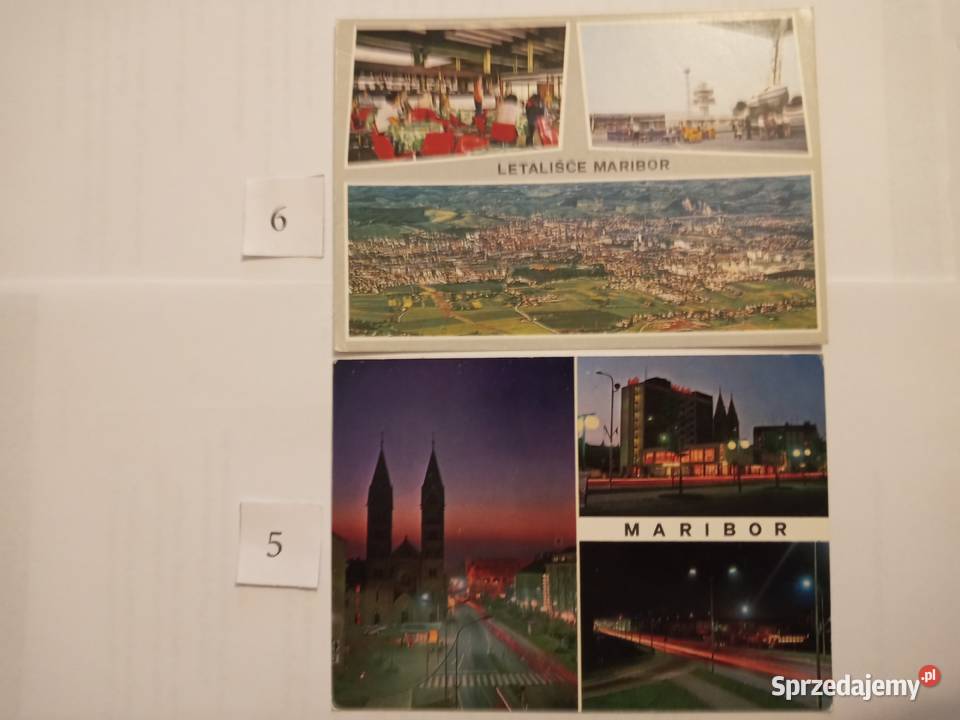 POCZTÓWKI MARIBOR Zestaw 32 Pocztówki i karty telefoniczne zachodniopomorskie Szczecinek
