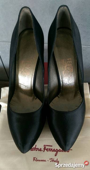 Salvatore Ferragamo NOWE czarne wieczorowe r37 Warszawa