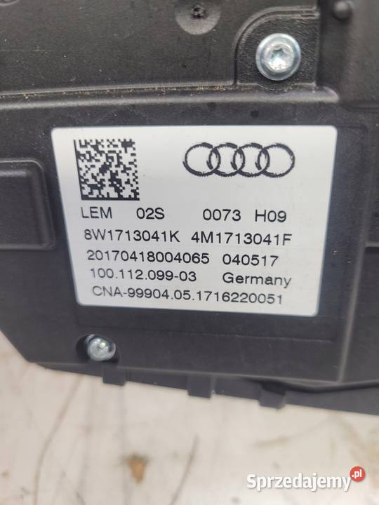 WYBIERAK BIEGÓW LEWAREK AUDI A4 B9 A5 8W1713041K osobowe
