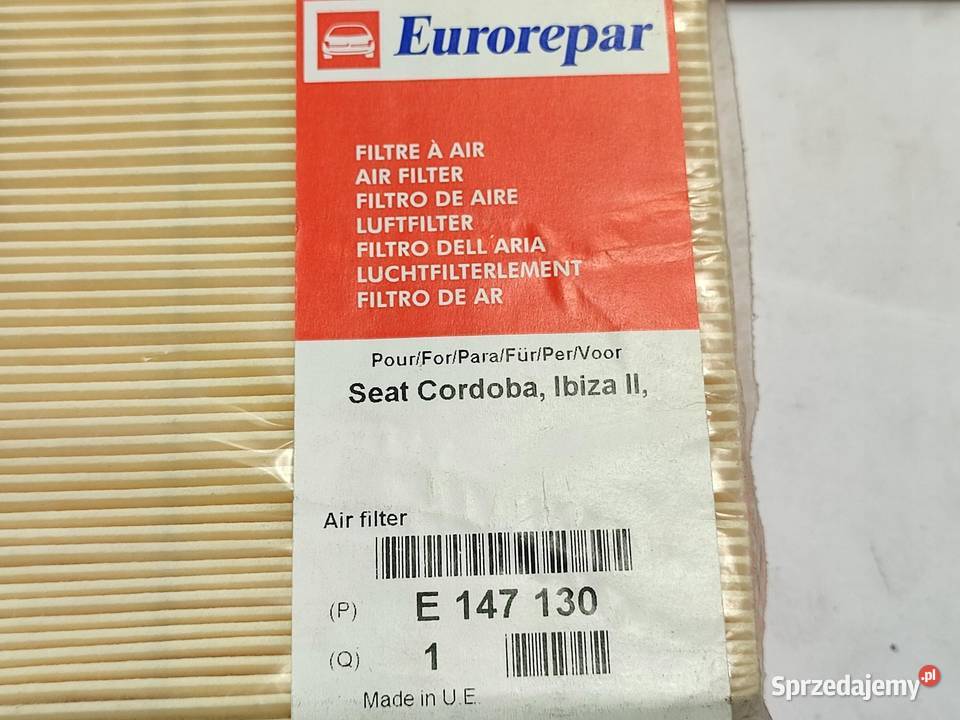 FILTR POWIETRZA CORDOBA IBIZA CADDY FELICIA II