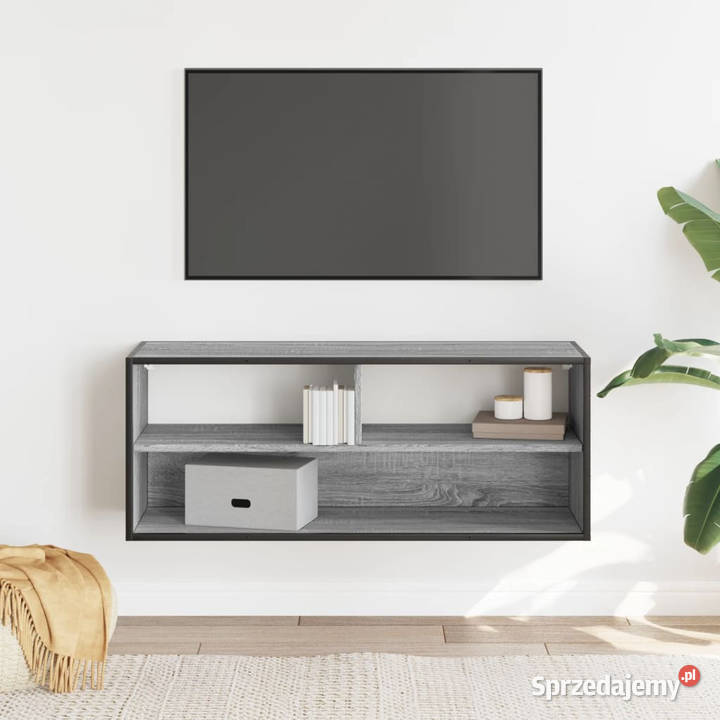 Szafka pod telewizor szary dąb sonoma 100x31x395 Warszawa sprzedam