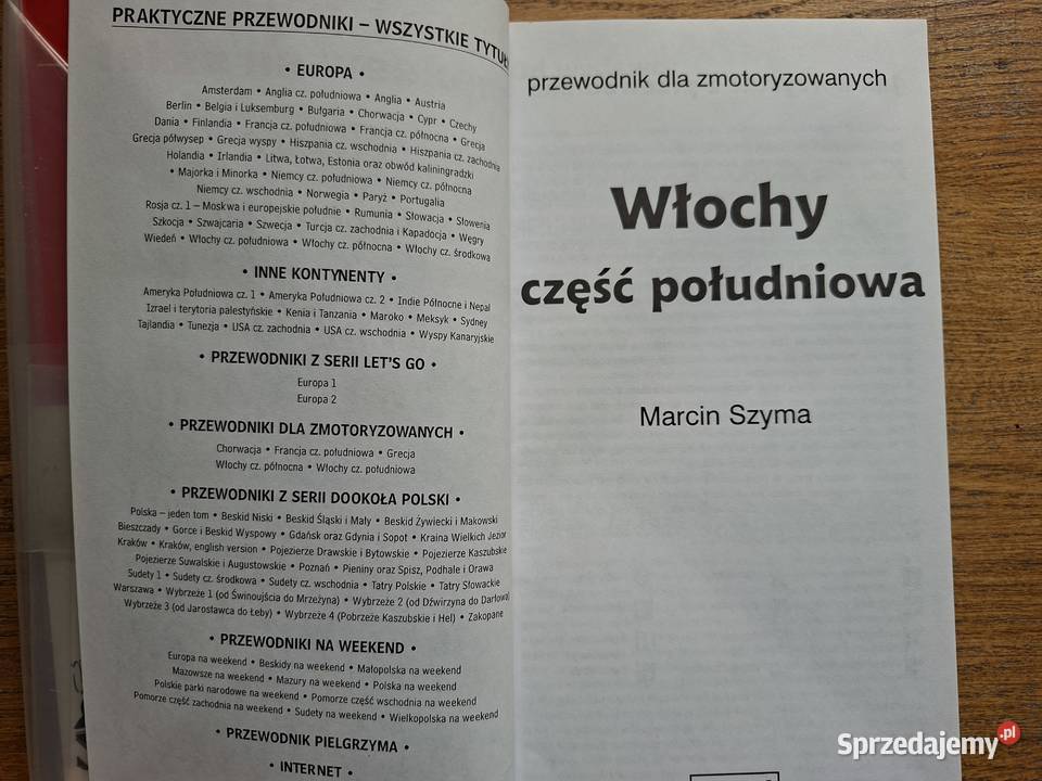 Włochy cz południowa i północna przewodnik Kraków