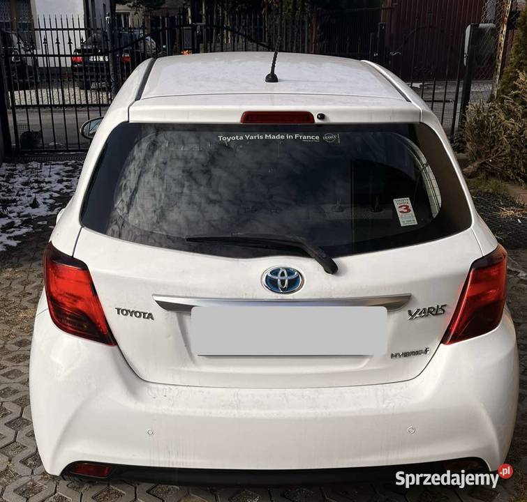 Toyota Yaris 2017automat hybryda nieuszkodzony mazowieckie Pruszków