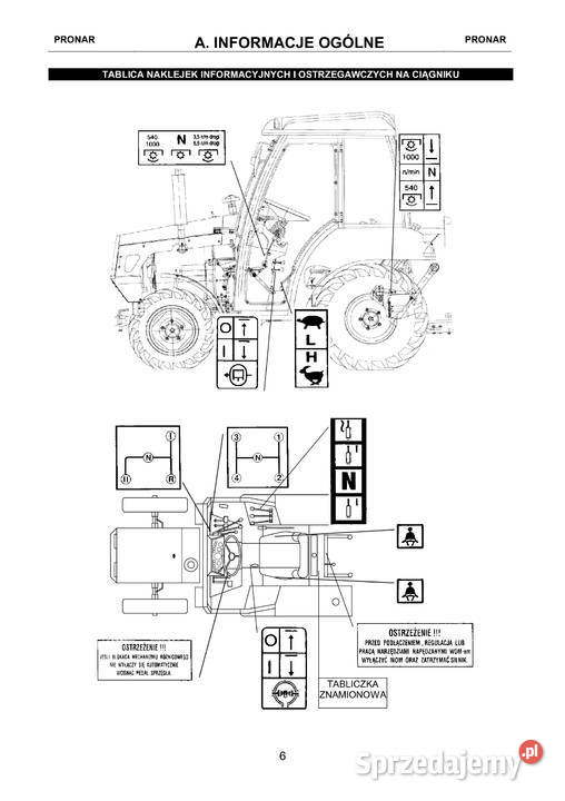 Instrukcja obsługi Pronar MTZ 320 AM 320 AMK Stalowa Wola