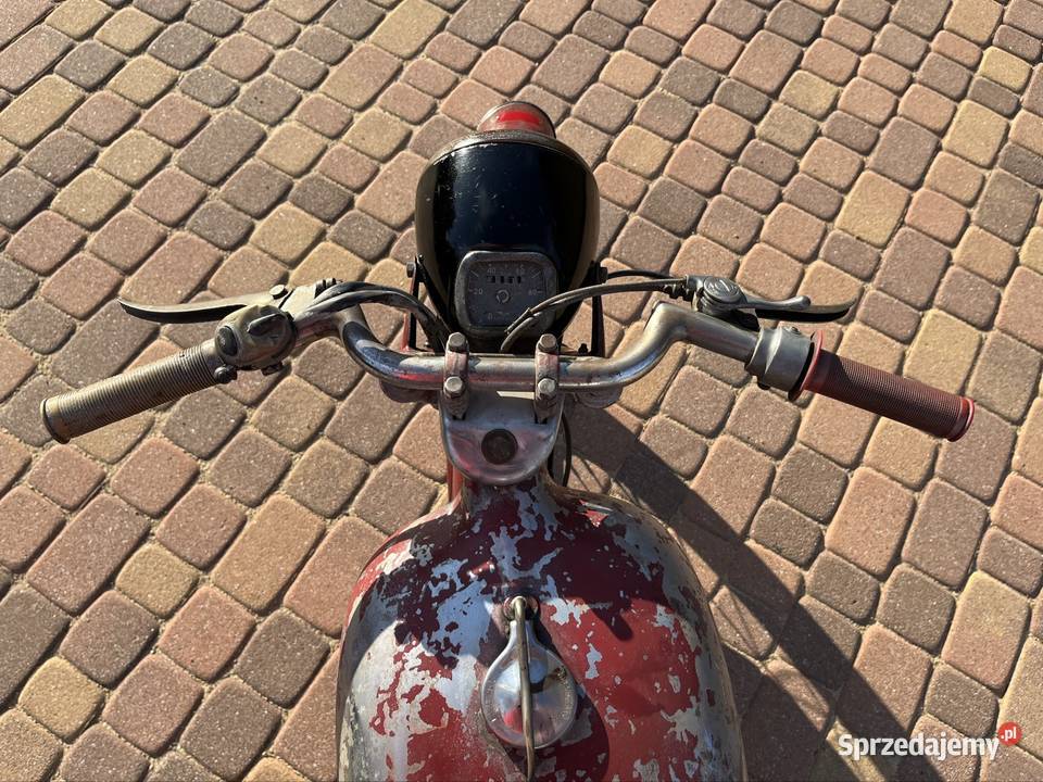 Oryginalne i sprawne Moto Guzzi Zigolo czerwony Żychlin
