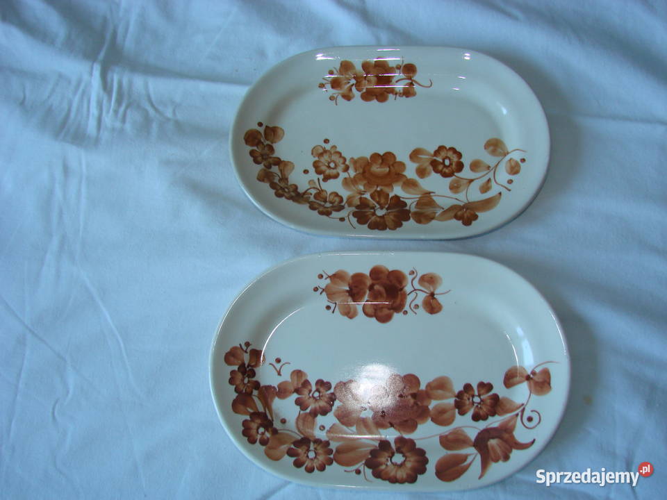 Włocławek fajansowy półmisek Pruszcz Gdański