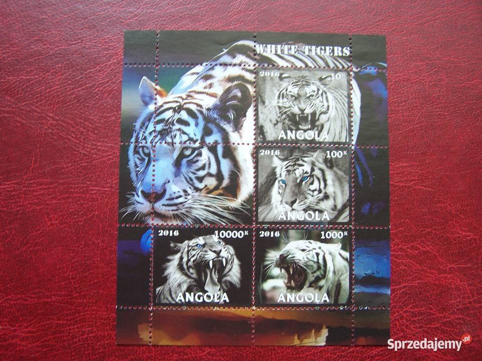 Angola 2016 MNH Fauna Zwierzęta Tygrysy 1 Tychy