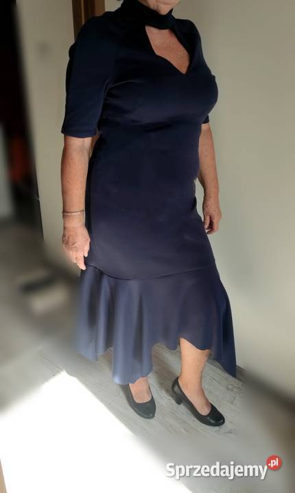 Sukienka granatowa Boohoo rozmiar 44 Odzież damska Jawiszowice