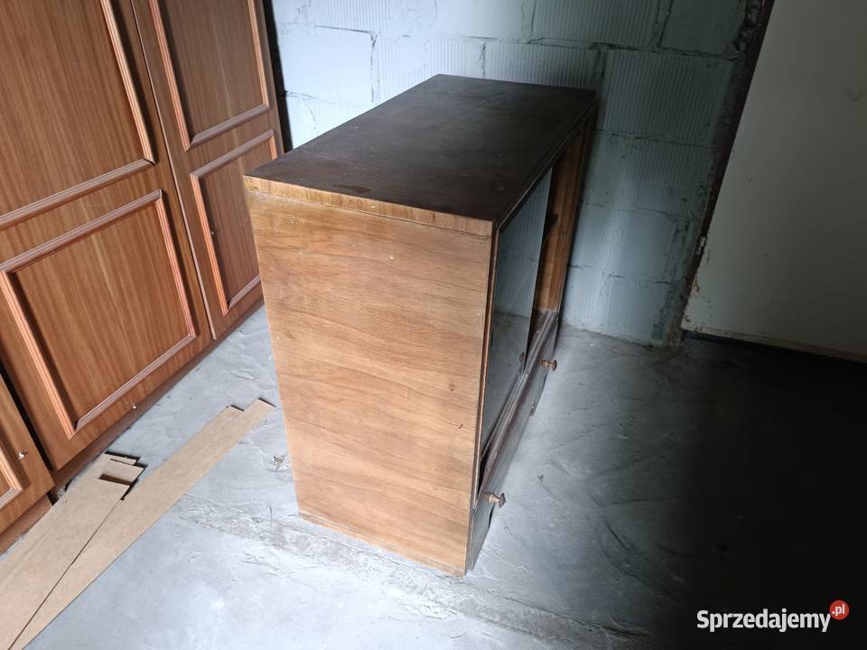 Zabytkowa szafka komoda biblioteczka z epoki PRL Przeworsk