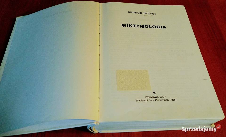 Wiktymologia Brunon Hołyst 1997 DB