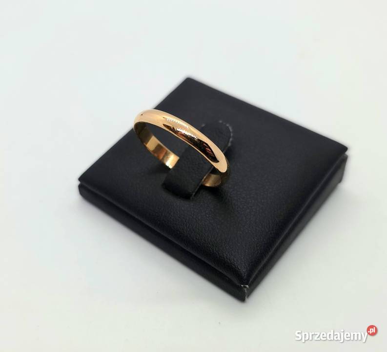 Złota obrączka próby 585 244g Rozmiar 23 złoto Obrączki