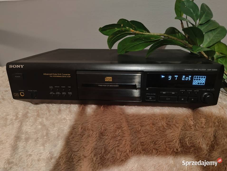 Odtwarzacz CD sony cdp xe 800 z pilotem