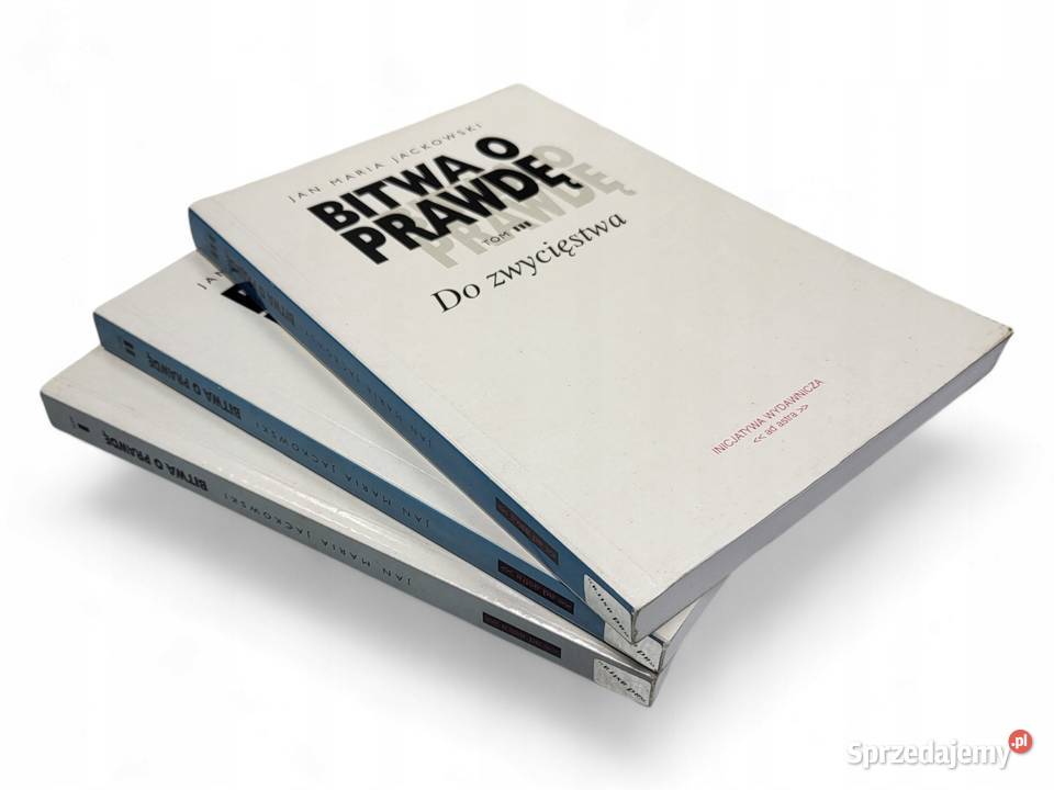 Bitwa o prawdę 3 TOMY Jackowski kujawsko-pomorskie