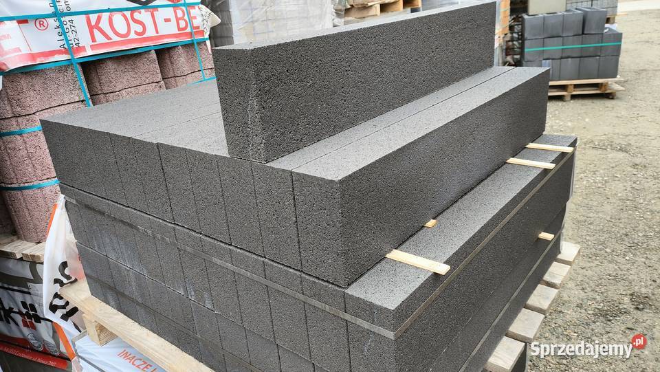 Palisada obrzeże krawężnik 89 palisady betonowe Myślenice sprzedam