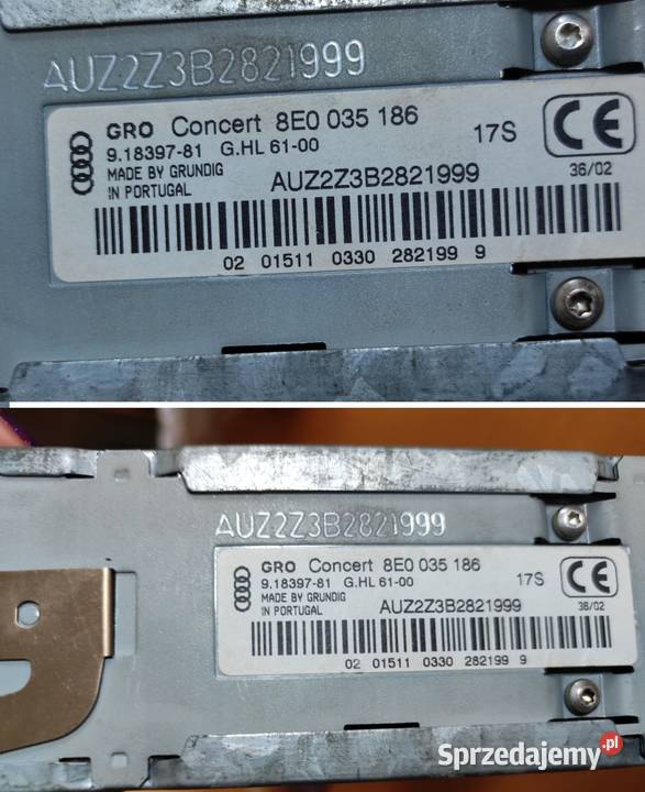 radio radioodtwarzacz cd Audi fabryczne a4 b6 Kielce