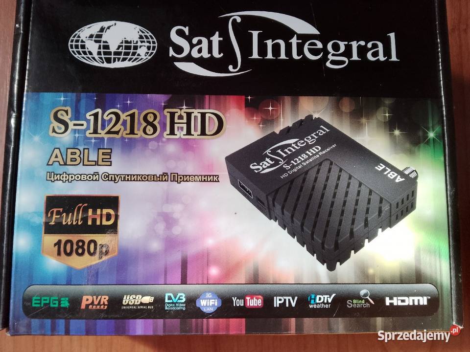 Tunerr Sat Integral S1218 HD Stąporków sprzedam