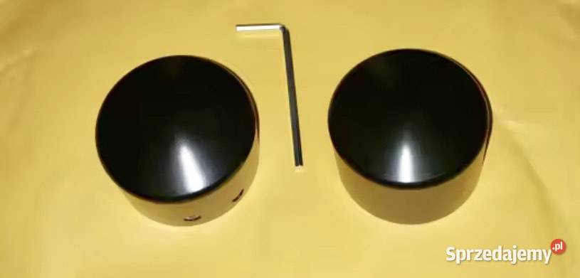 2xMotocyklowe nakładki na nakrętki przedniej osi Wieluń