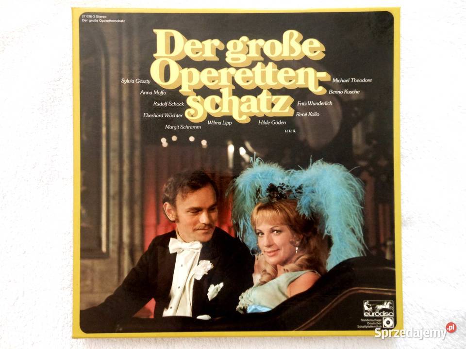 Operetki na czterech winylach warmińsko-mazurskie Bukowo