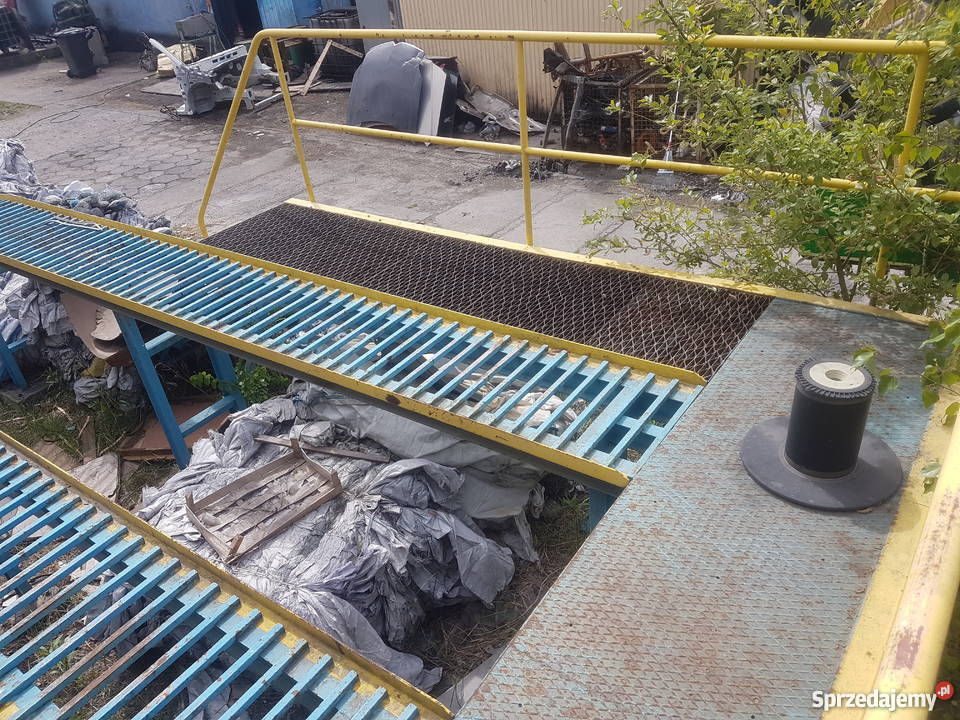 Najazd rampa kanał samochodowy