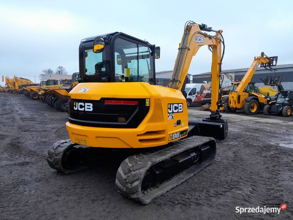 JCB 86C1 2025R KOPARKA 8 TON CAT VOLVO KUBOTA Szybkozłącze Maszyny budowlane Krotoszyn