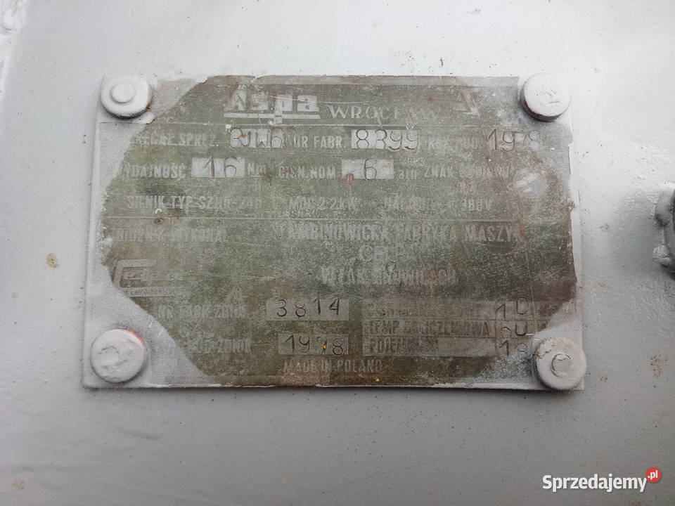 Kompresor aspa 3jw60 mazowieckie Otwock sprzedam