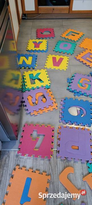 piankowa mata edukacyjna z puzzlami litery i wielkopolskie Poznań sprzedam