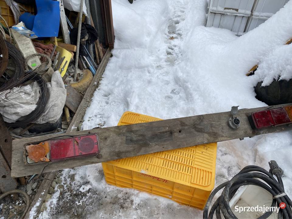 Belka z lampami kabel Mszana Dolna