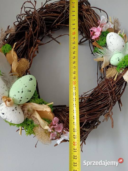 Wianek wielkanocny na drzwi Wyposażenie wnętrz Płock