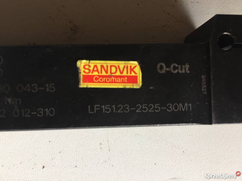 Nóż do rowkow SANDVIK R 2525 Czarnożyły