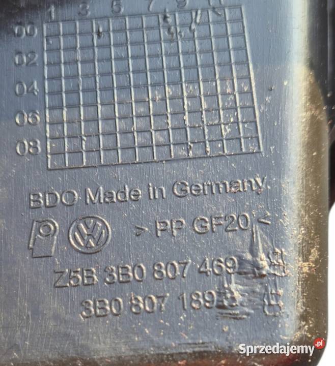 ŚLIZG MOCOWANIE ZDERZAKA PRZÓD VW PASSAT B5 FL Działoszyce sprzedam