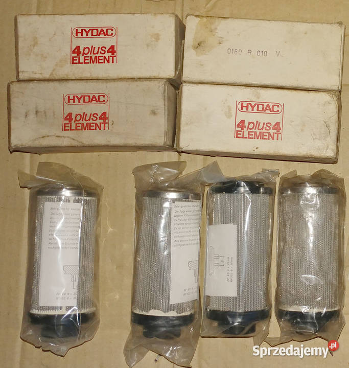 4x wkład filtr hydrauliczny 10m HYDAC 0160R010V Produkcja wielkopolskie Poznań