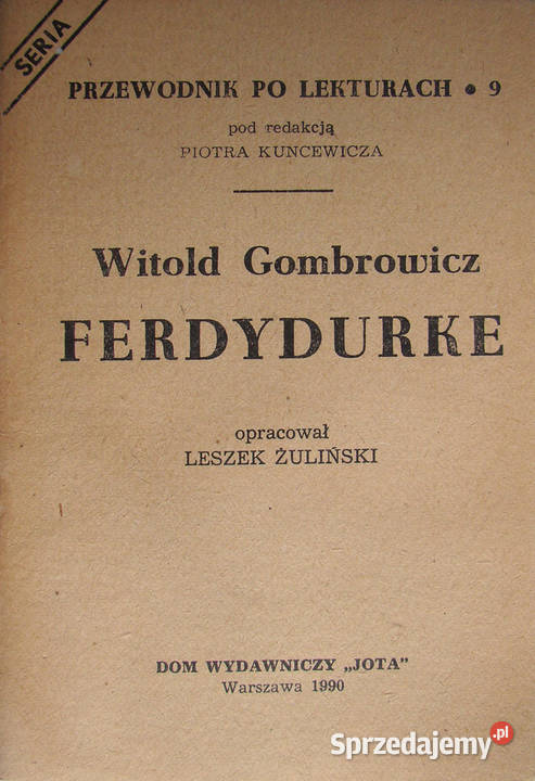 Przewodnik lekturach 8 tomików Rok wydania 1990 małopolskie