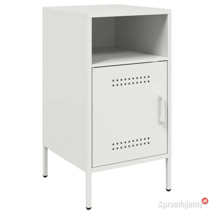 Szafka nocna biała 36x39x68 stal WM843076 Nocne mazowieckie Warszawa sprzedam