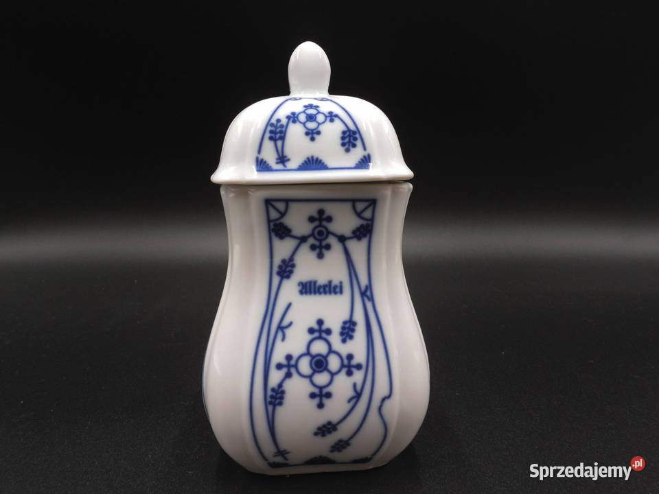 Porcelanowy pojemnik wzór słomkowy wielkopolskie