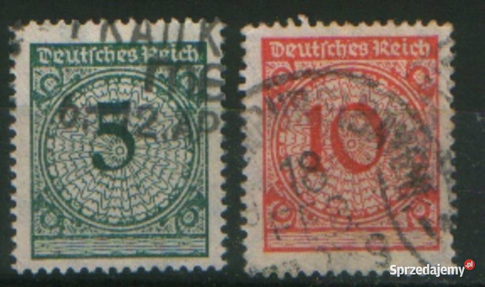 Zn DR Mi 339 40 kas 1923 Filatelistyka Gliwice