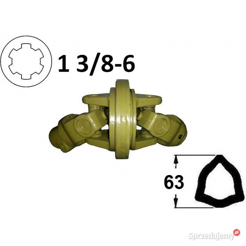 Kompletny przegub homokinetyczny na rurę 63mm Kamionna