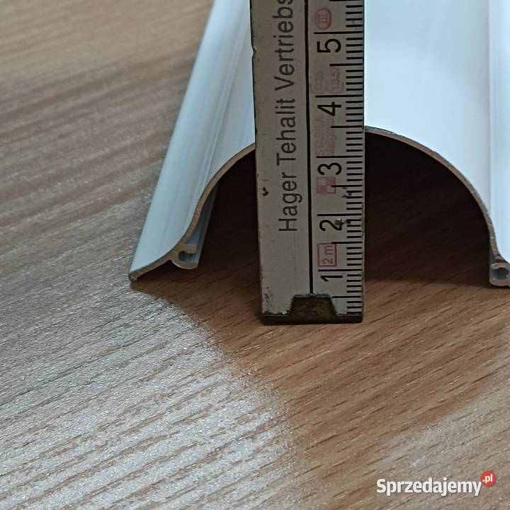 kaseta do rolet materiałowych biała aluminiowa Łapy